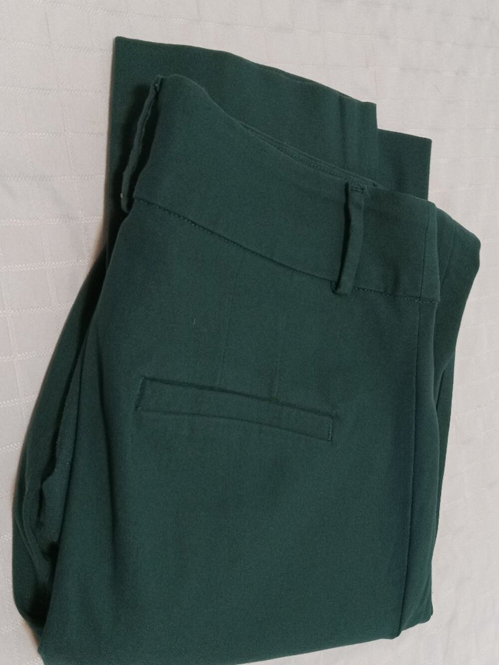 Reitmans duck-green perfect straight pants size 6 NEW